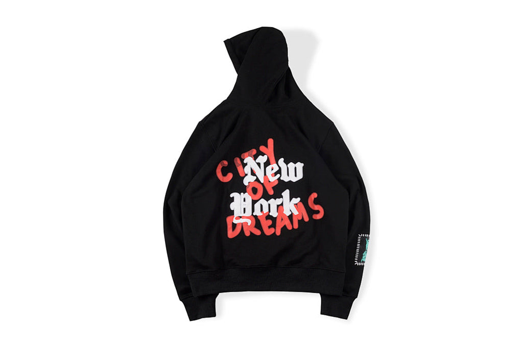 Travis Scott Cactus Jack Statue of Liberty Graffiti Pullover Hoodie - Black - product image 2