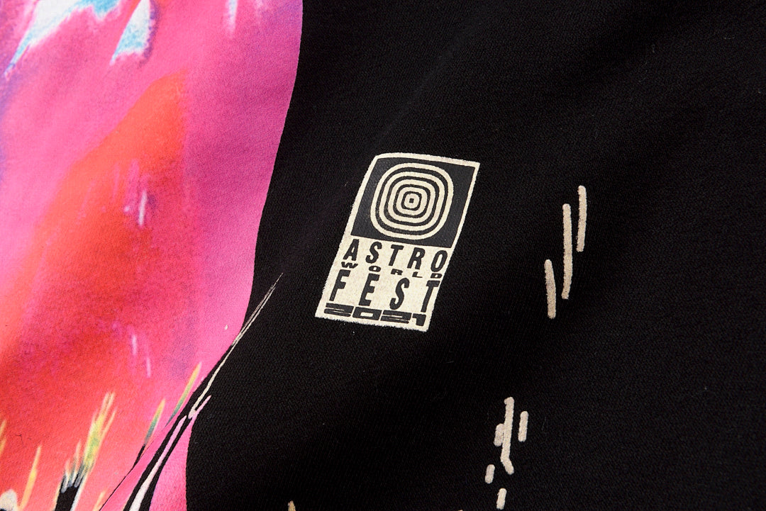 Travis Scott Astrofest See You in Utopia Rainbow Hoodie - Black - product image 10