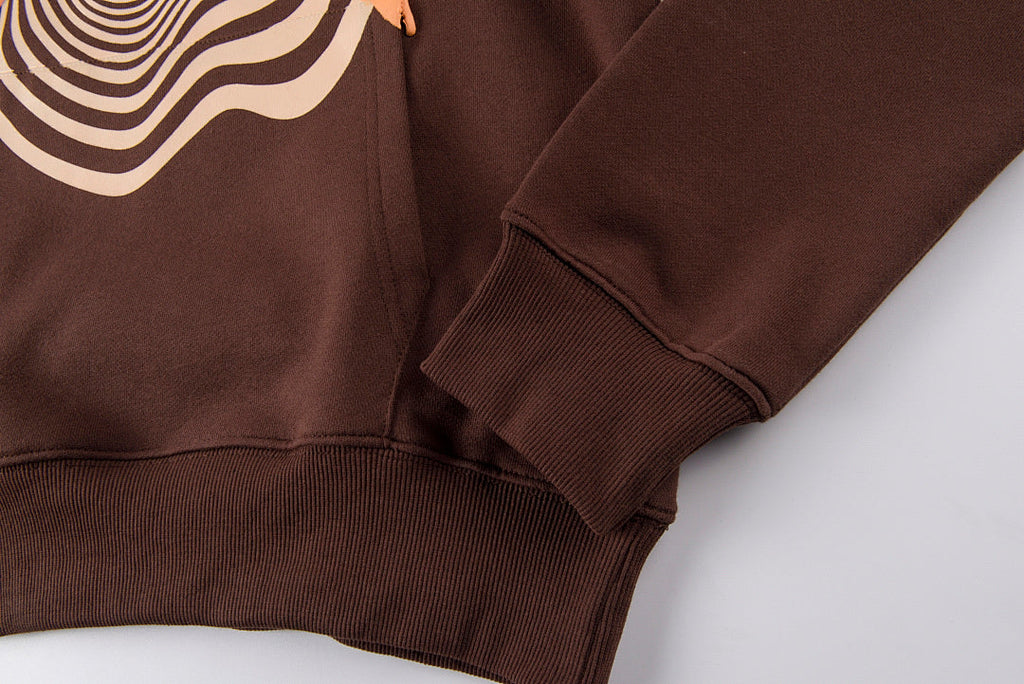 Better Daze 3D Print Hoodie - Burgundy / Olive - product image 4