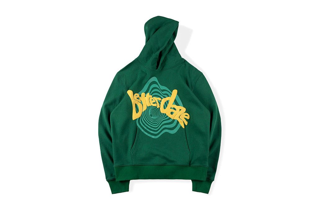 Better Daze 3D Print Hoodie - Burgundy / Olive - product image 1