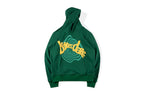 Better Daze 3D Print Hoodie - Burgundy / Olive - product image 1