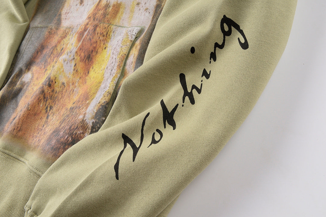 Vertabrae Praying Hands Hoodie - Yellow - product image 5