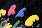 Travis Scott Cactus Jack x Readymade Tie-Dye Bear Hoodie - Black / Yellow / Cream Light Blue - product image 11