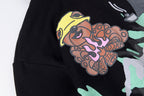 Travis Scott Cactus Jack x Readymade Tie-Dye Bear Hoodie - Black / Yellow / Cream Light Blue - product image 14