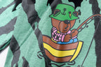 Travis Scott Cactus Jack x Readymade Tie-Dye Bear Hoodie - Black / Yellow / Cream Light Blue - product image 16