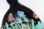 Travis Scott Cactus Jack x Readymade Tie-Dye Bear Hoodie - Black / Yellow / Cream Light Blue - product image 19