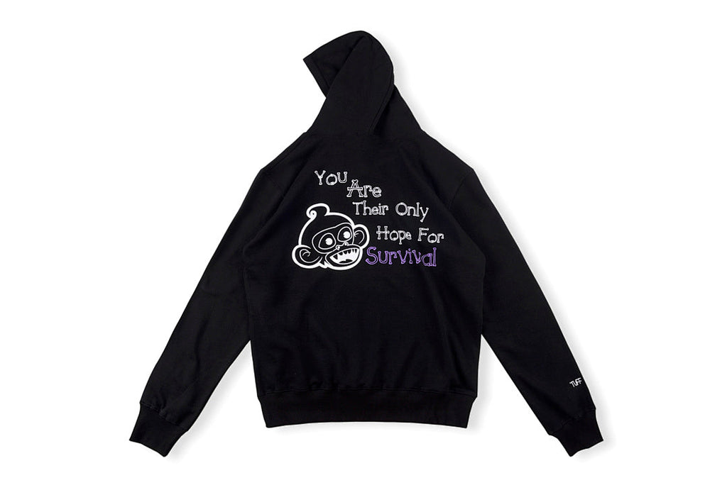 Tuff Crowd x Baby Ape Social Club Hoodie - Black - product image 2