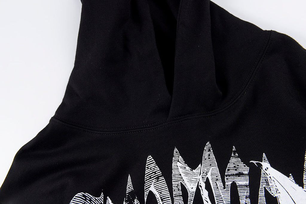 Revenge Spine Devil & Angel Hoodie - Black / Light Gray - product image 6