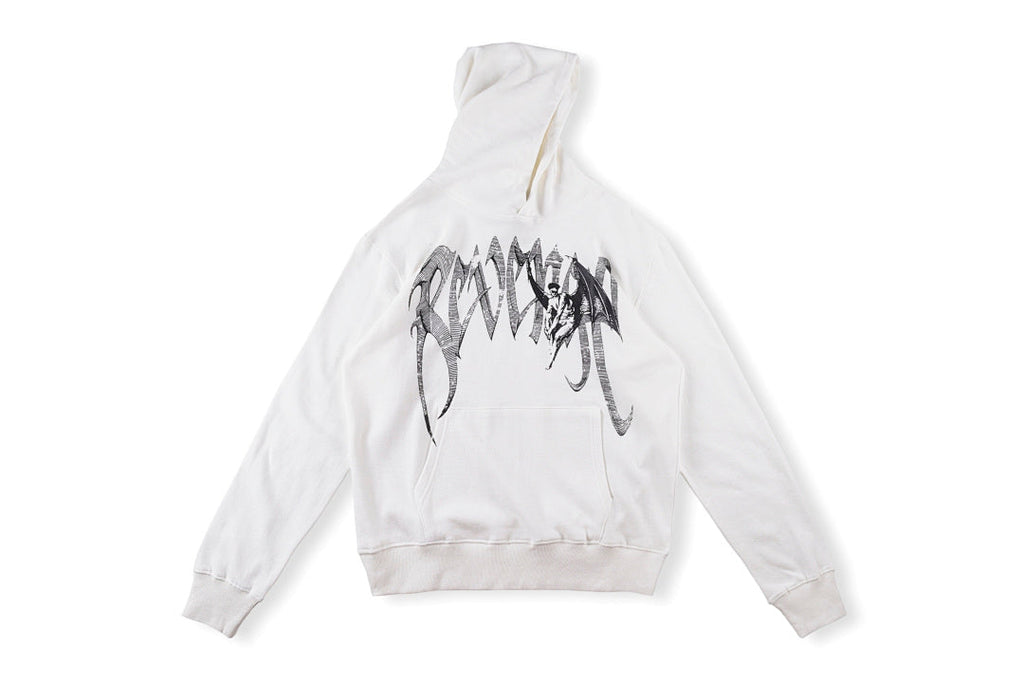 Revenge Spine Devil & Angel Hoodie - Black / Light Gray - product image 1