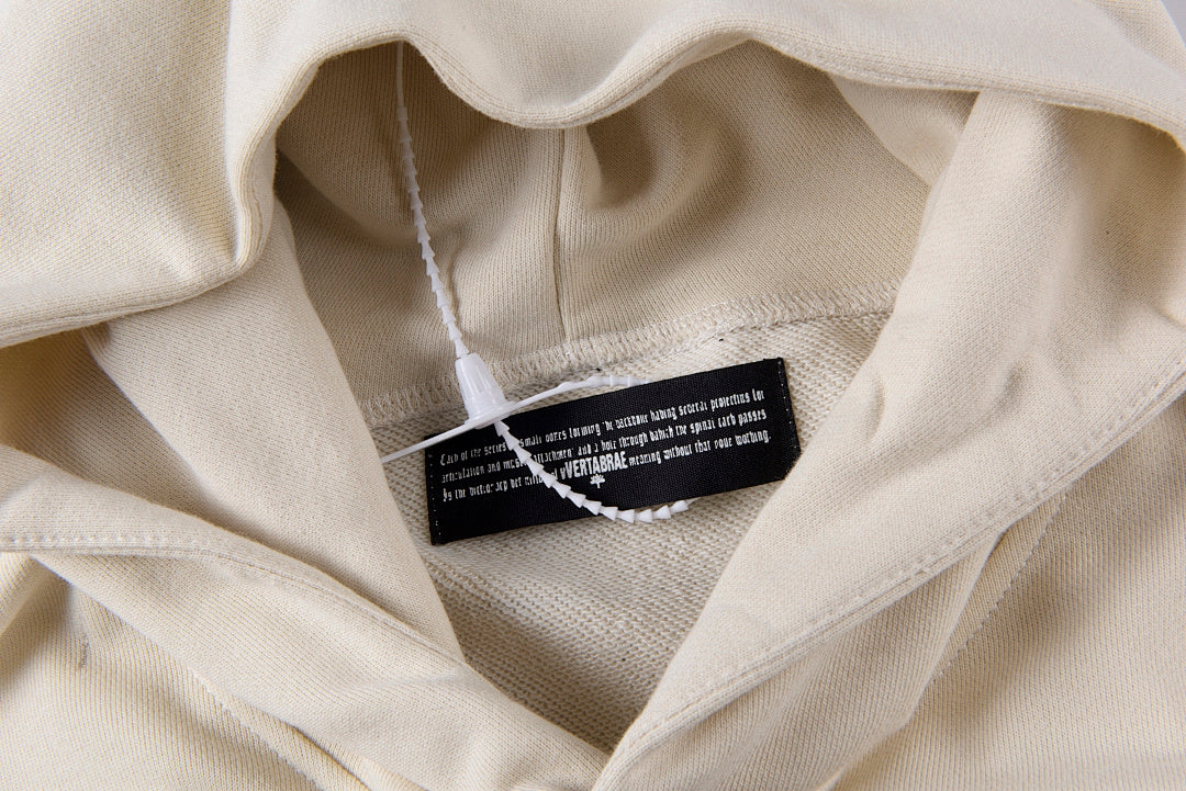 Vertabrace Cross Roads Hoodie - Cream Yellow - product image 4