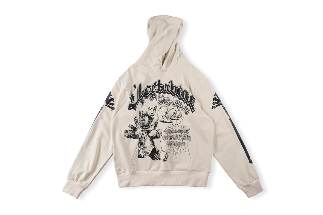 Vertabrace Cross Roads Hoodie - Cream Yellow - product image 1