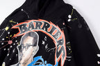 Barriers Worldwide Dizzy Gillespie Paint Double-Sided Portrait Hoodie - Black - product image 10