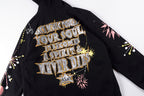 Barriers Worldwide Dizzy Gillespie Paint Double-Sided Portrait Hoodie - Black - product image 15