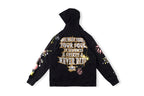 Barriers Worldwide Dizzy Gillespie Paint Double-Sided Portrait Hoodie - Black - product image 2