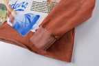 Barriers Worldwide NY Jackie Robinson Tie-Dye Baseball Portrait Hoodie - Yellow Red - product image 4