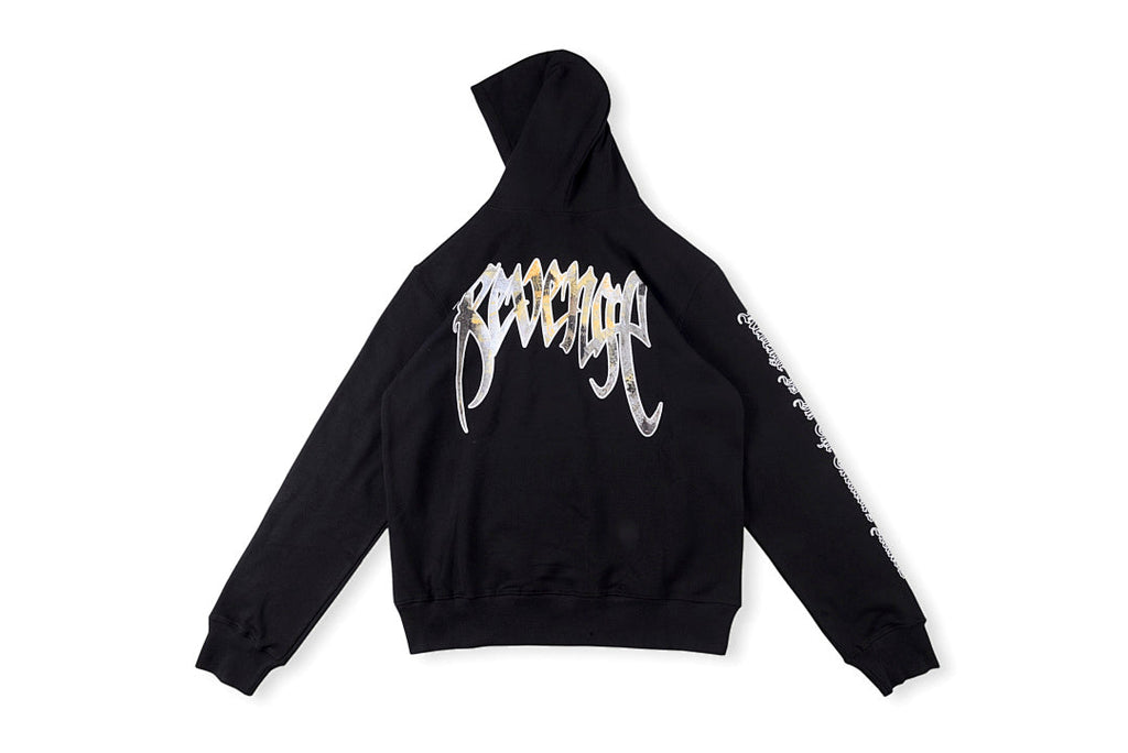 Revenge Angel Kiss Oil Painting Hoodie - Black - product image 2
