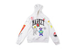 Smileyr Market Mosaic Hoodie - Light Gray - product image 1