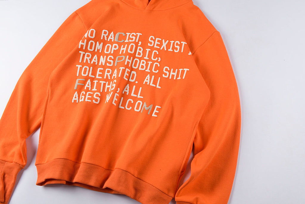 CPFM Letter Hooded Sweatshirt Hoodie - Orange - product image 7