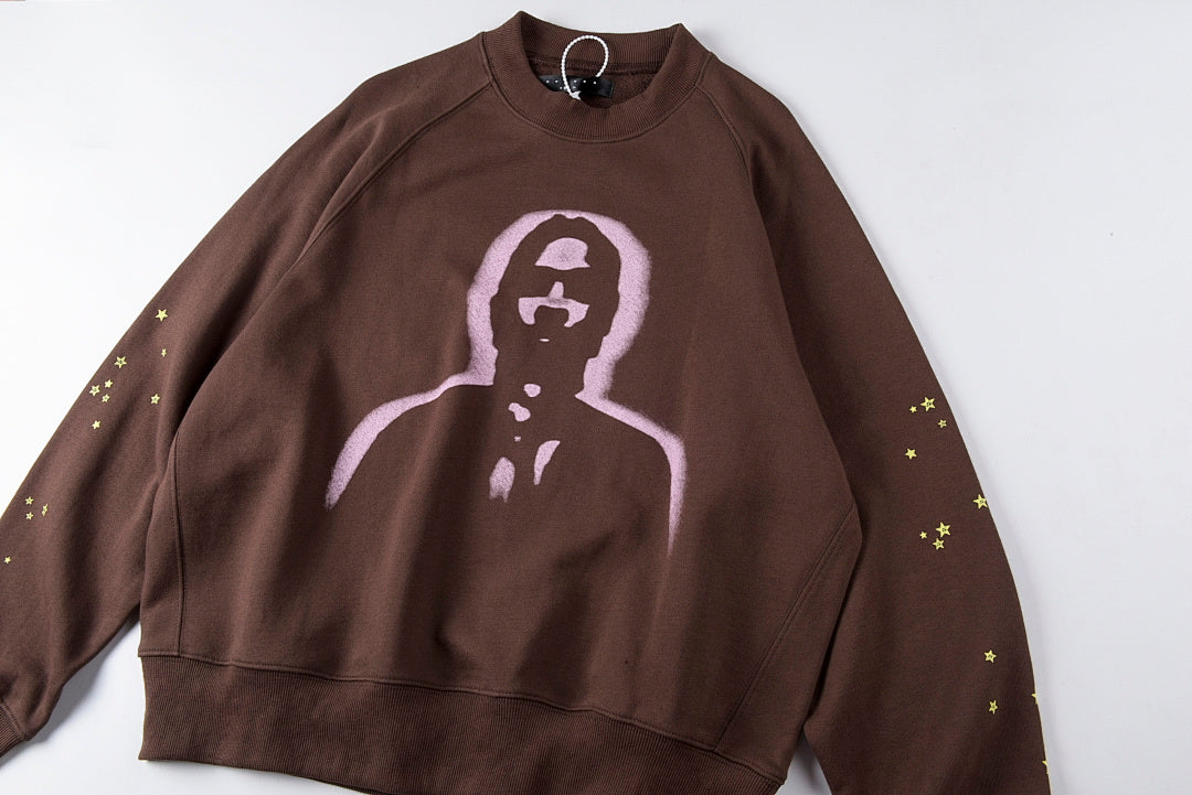 Sp5der 555555 Portrait Spider Hoodie Vol. 2 - Burgundy - product image 9