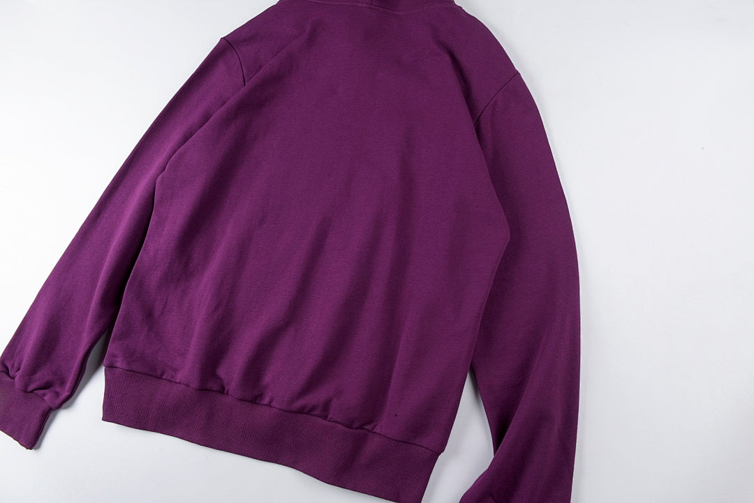 Sp5der 555555 Swarovski Crystal Hoodie - Burgundy - product image 3