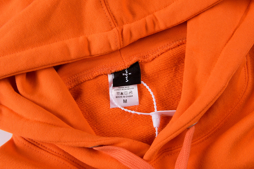 Travis Scott Cactus Jack Hip-Hop Baseball Hoodie - Orange - product image 6