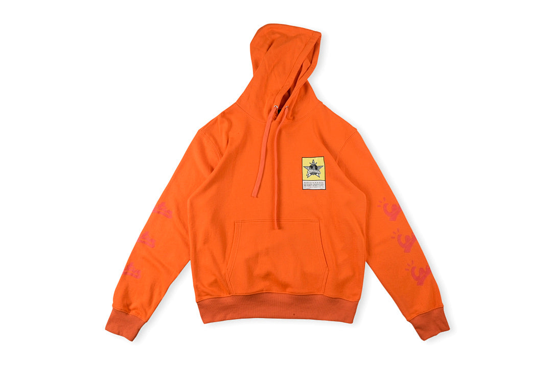 Travis Scott Cactus Jack Hip-Hop Baseball Hoodie - Orange - product image 1