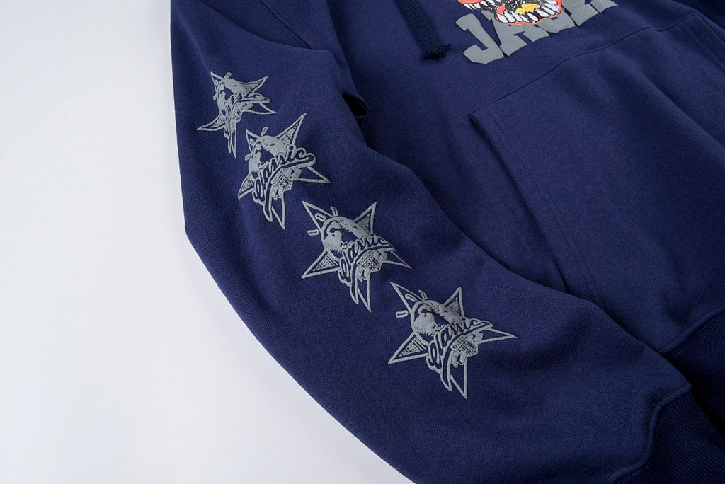 Travis Scott Cactus Jack Hip-Hop Baseball Hoodie - Navy - product image 6