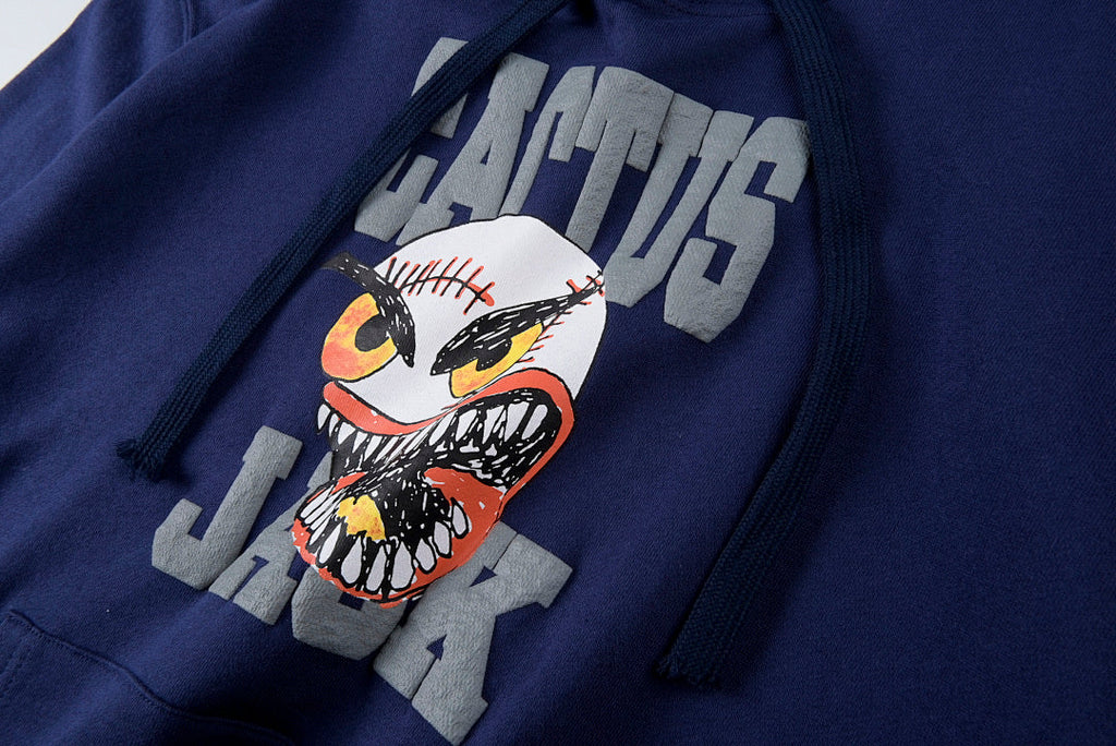 Travis Scott Cactus Jack Hip-Hop Baseball Hoodie - Navy - product image 9