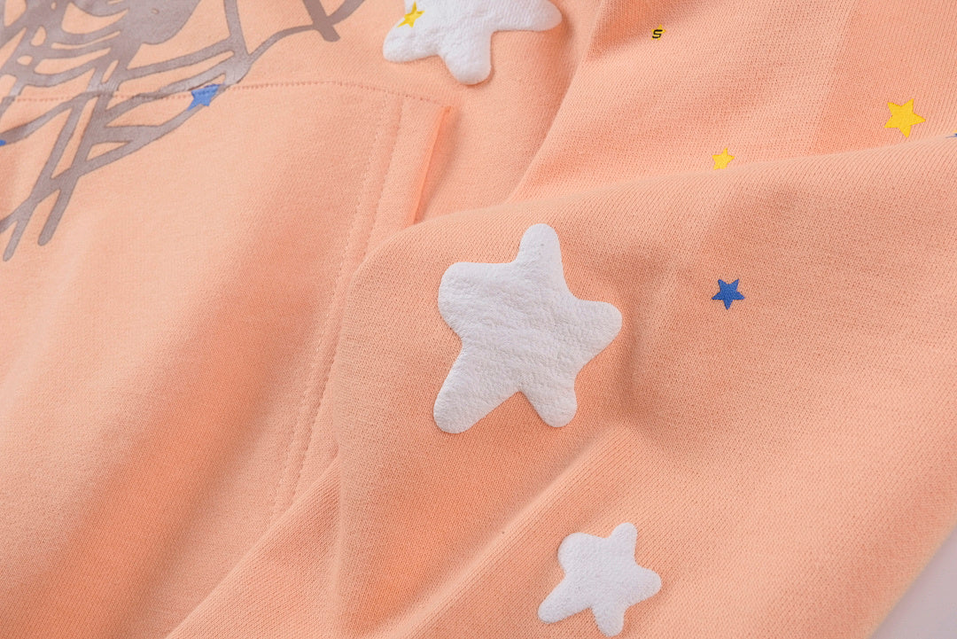 Sp5der 55555 Mint Green Bellini Hoodie - Beige / Light Gray Light Blue - product image 5