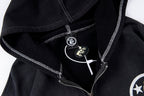 Hellstar Studios Vintage Washed Big Logo Zip-Up Hoodie - Black - product image 5