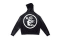 Hellstar Studios Vintage Washed Big Logo Zip-Up Hoodie - Black - product image 2