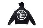 Hellstar Studios Vintage Washed Big Logo Zip-Up Hoodie - Black - product image 2