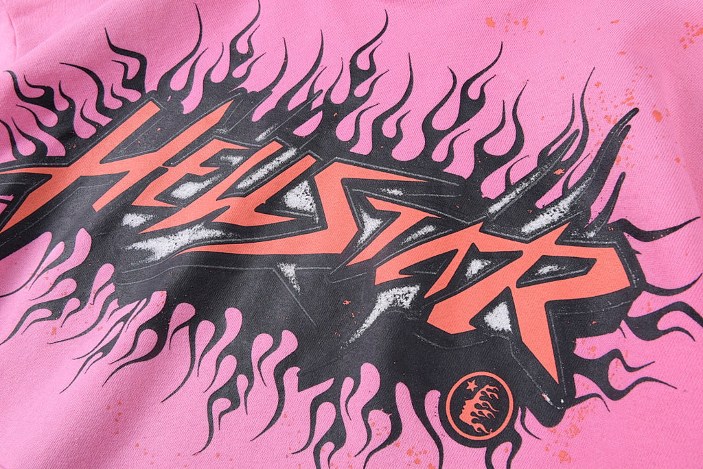 Hellstar Studios Brainwashed Brain Print Hoodie - Pink - product image 9