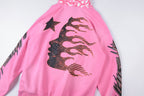Hellstar Studios Brainwashed Brain Print Hoodie - Pink - product image 12