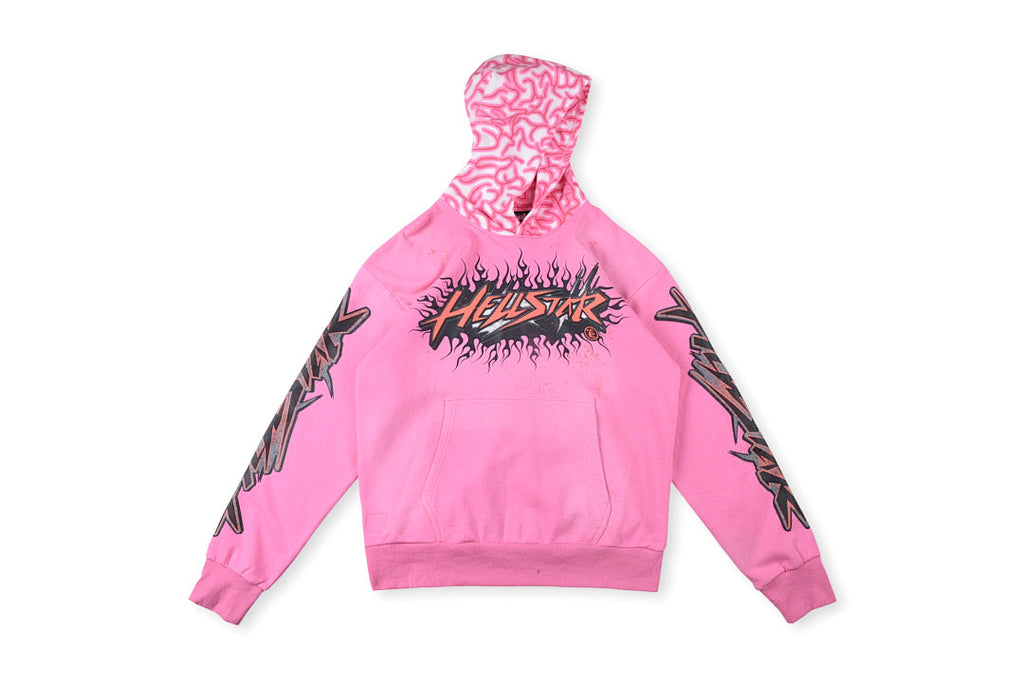 Hellstar Studios Brainwashed Brain Print Hoodie - Pink - product image 15
