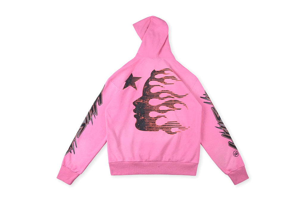Hellstar Studios Brainwashed Brain Print Hoodie - Pink - product image 2