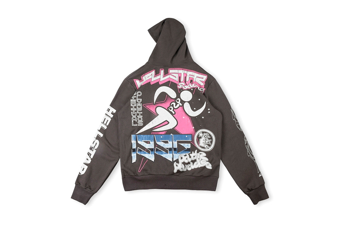 Hellstar Studios Spiritual Running Hoodie - Charcoal - product image 2