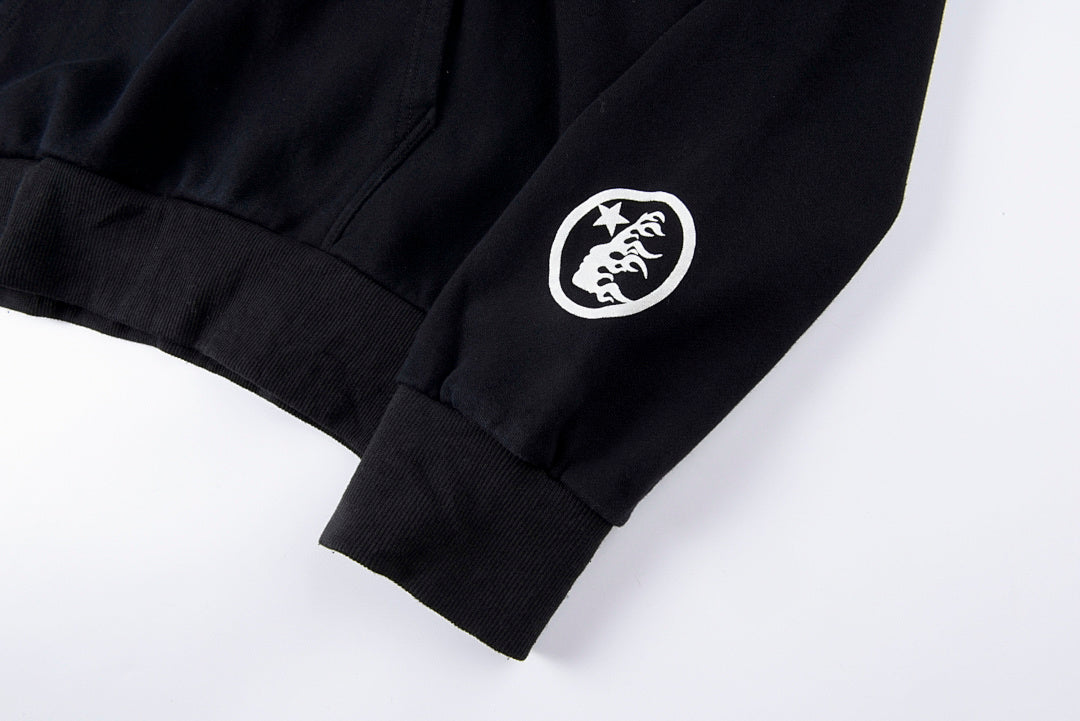 Hellstar Studios Vintage Distressed Puff Print Hoodie - Black - product image 11