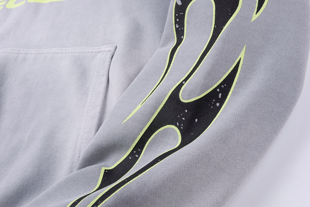 Hellstar Studios Brainwashed Brain Print Hoodie - Light Blue Gray - product image 7