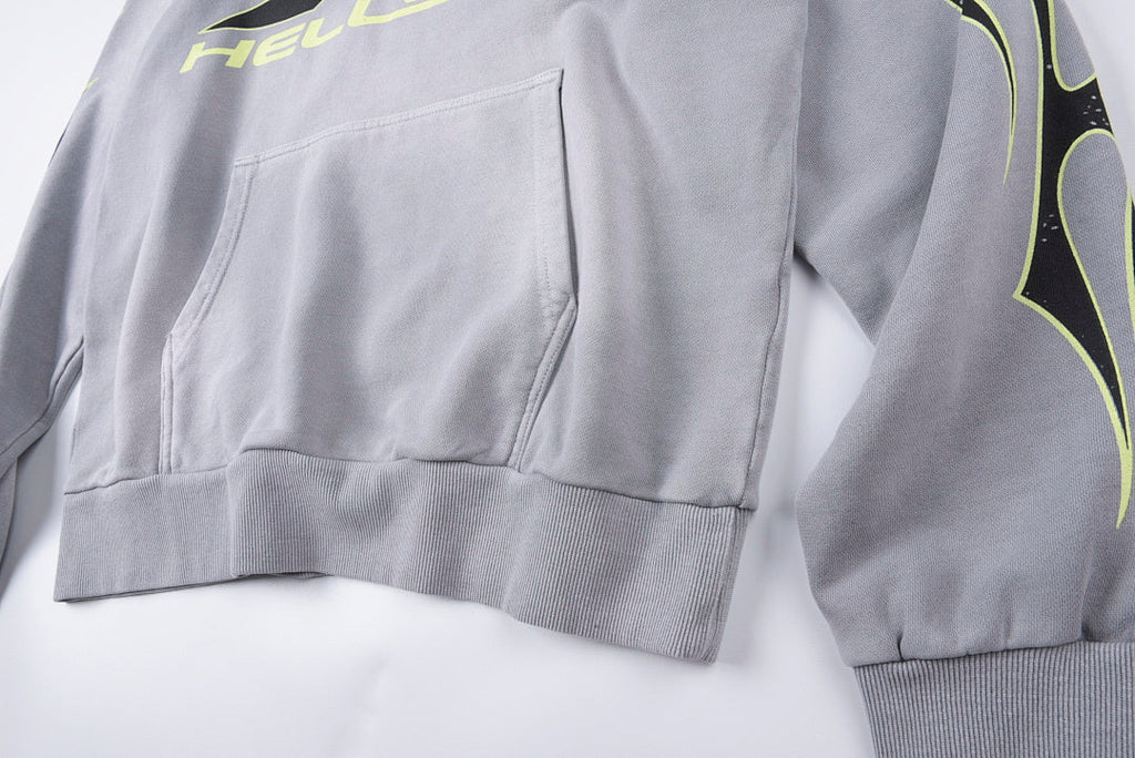 Hellstar Studios Brainwashed Brain Print Hoodie - Light Blue Gray - product image 9