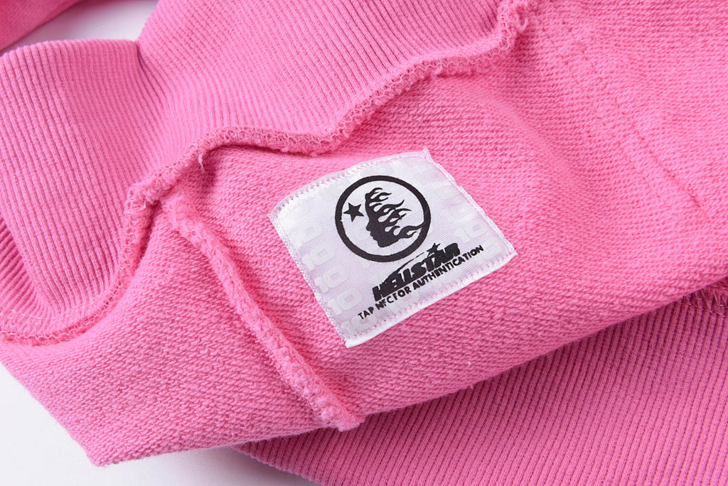 Hellstar Studios Vintage Washed Zip-Up Hoodie - Pink - product image 4