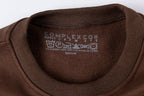 CPFM LA Exhibition Sunflower Smiley Puff Print Crewneck Sweatshirt - Burgundy Brown - product image 4