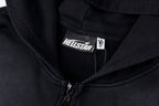 Hellstar Studios Sports Big Logo Washed Cotton Zip-Up Hoodie - Black / Yellow - product image 4