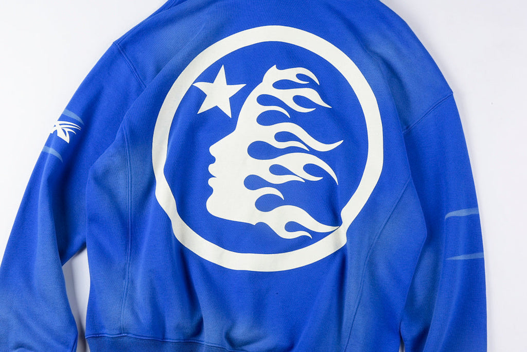 Hellstar Studios No Guts No Glory Hoodie - Light Blue - product image 11