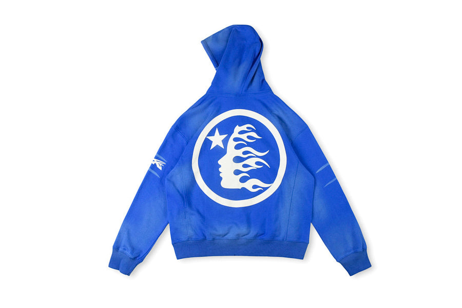 Hellstar Studios No Guts No Glory Hoodie - Light Blue