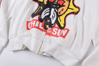 Glo Gang Boyz Worldwide Beverage Cartoon Zip-Up Hoodie - Light Gray - product image 10