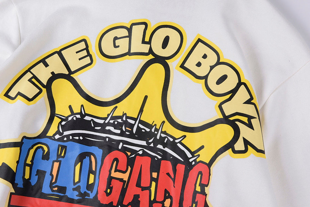 Glo Gang Boyz Worldwide Beverage Cartoon Zip-Up Hoodie - Light Gray - product image 13