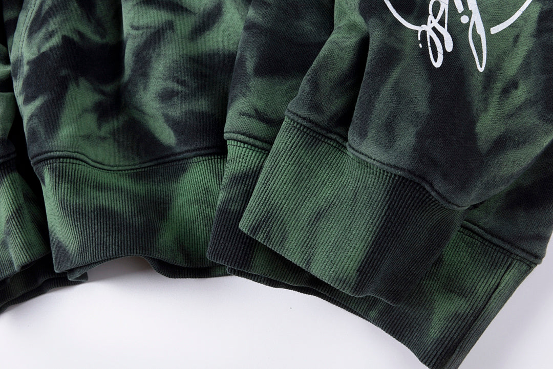 Hellstar Green Marble Paradise Hoodie - Black - product image 6