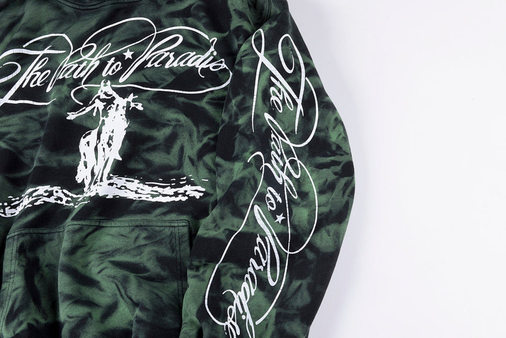 Hellstar Green Marble Paradise Hoodie - Black - product image 7