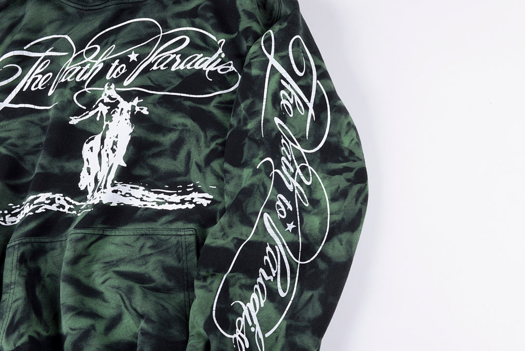 Hellstar Green Marble Paradise Hoodie - Black - product image 7